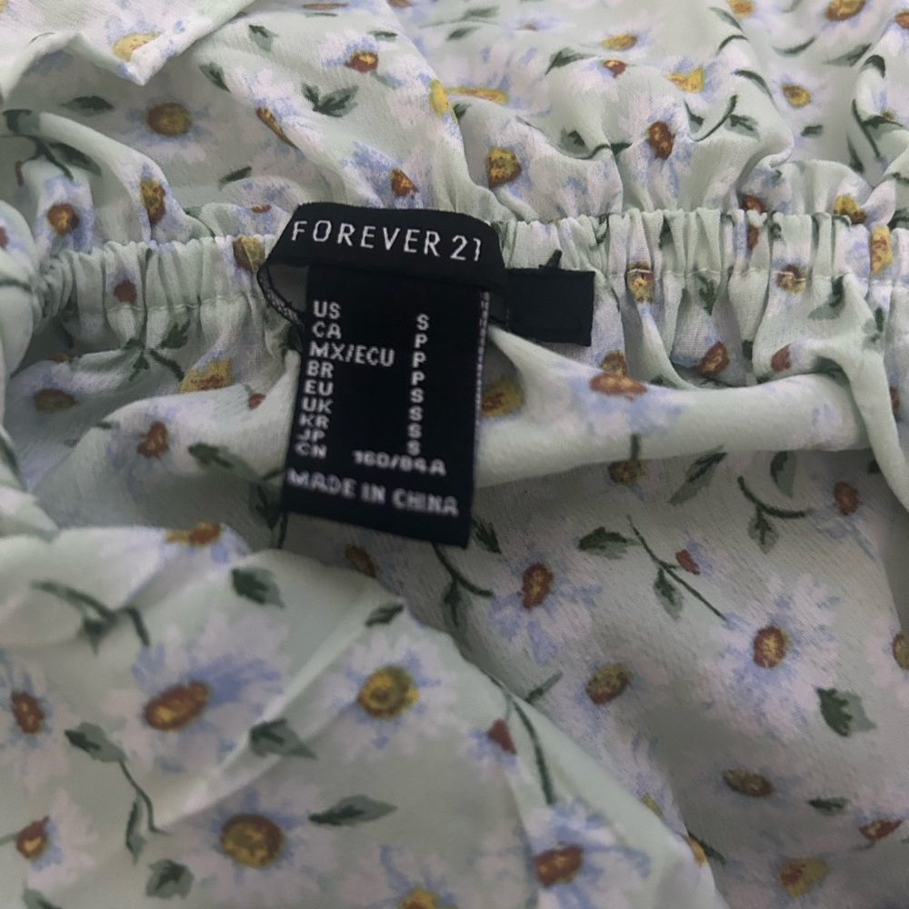 Forever 21 Floral Print Skirt